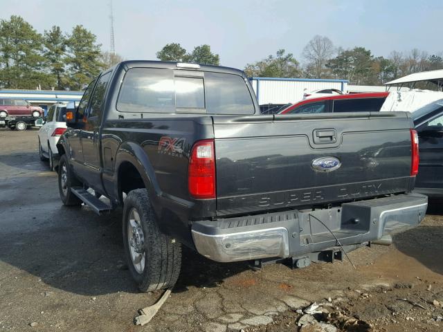 1FT7W2BT3EEB84375 - 2014 FORD F250 SUPER BLACK photo 3