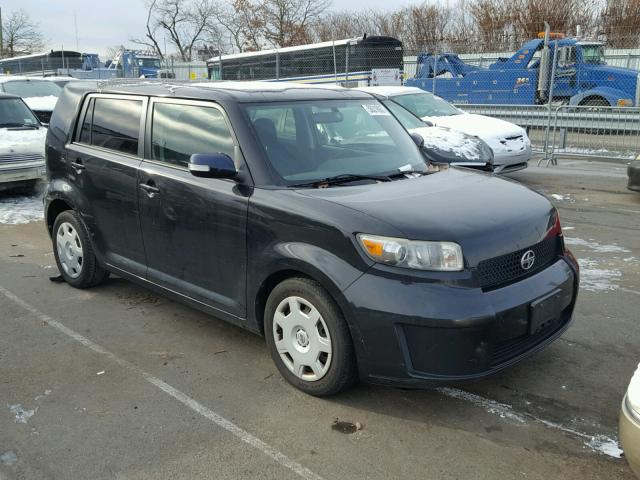 JTLKE50E081043931 - 2008 TOYOTA SCION XB BLACK photo 1