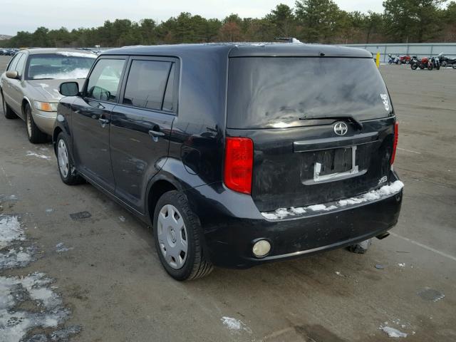 JTLKE50E081043931 - 2008 TOYOTA SCION XB BLACK photo 3