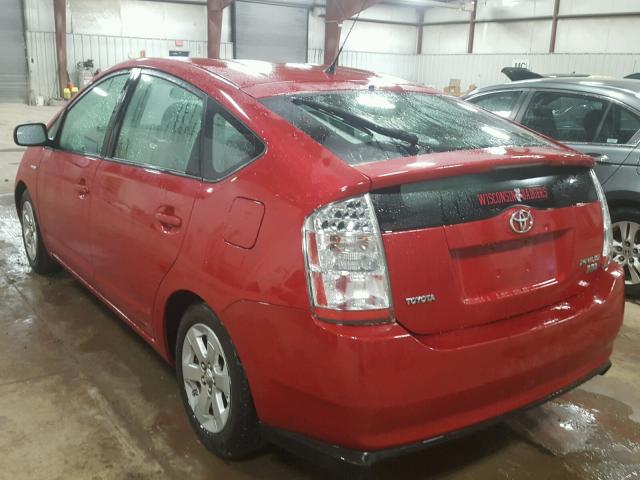 JTDKB20U263164956 - 2006 TOYOTA PRIUS RED photo 3