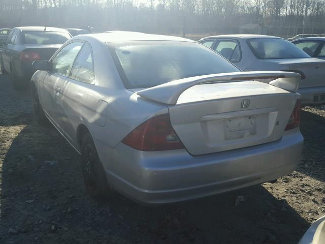 1HGEM22591L018819 - 2001 HONDA CIVIC LX SILVER photo 3