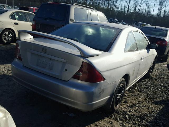 1HGEM22591L018819 - 2001 HONDA CIVIC LX SILVER photo 4