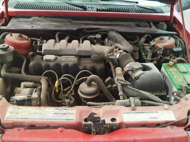 1FAPP31X0RK139723 - 1994 FORD TEMPO GL RED photo 7