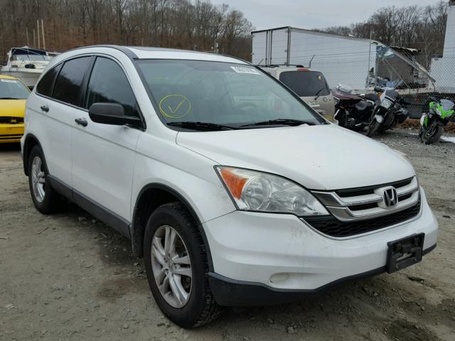 3CZRE3H55AG701084 - 2010 HONDA CR-V EX WHITE photo 1