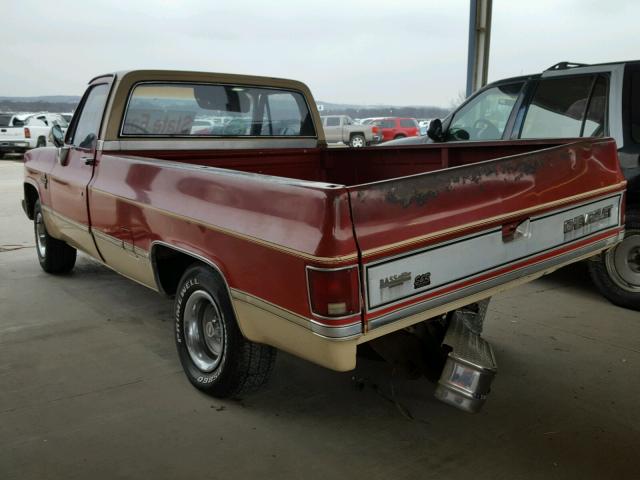 1GCDC14H5GS181612 - 1986 CHEVROLET C10 RED photo 3