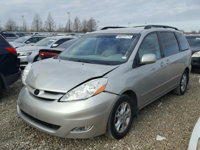 5TDZA22C66S516330 - 2006 TOYOTA SIENNA XLE SILVER photo 2