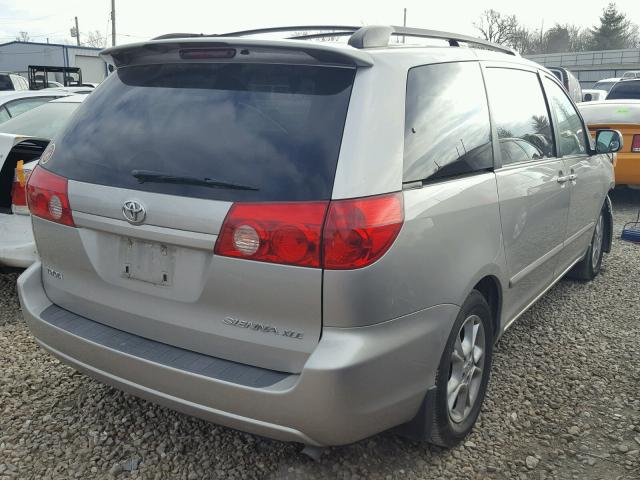 5TDZA22C66S516330 - 2006 TOYOTA SIENNA XLE SILVER photo 4