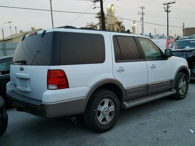 1FMRU17W73LB80166 - 2003 FORD EXPEDITION WHITE photo 4