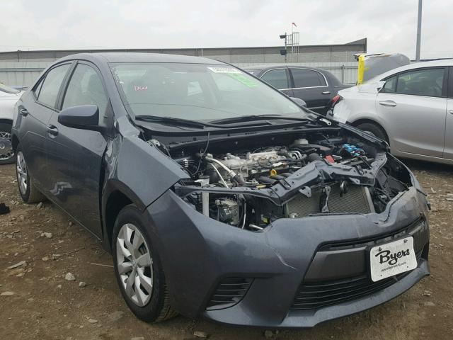 2T1BURHE8GC621990 - 2016 TOYOTA COROLLA L GRAY photo 1