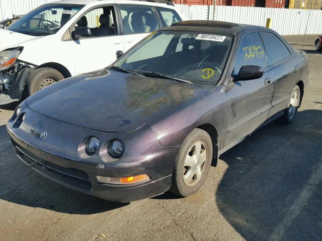 JH4DB7656VS003499 - 1997 ACURA INTEGRA LS PURPLE photo 2