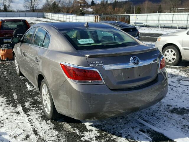 1G4GD5GRXCF179472 - 2012 BUICK LACROSSE P BROWN photo 3