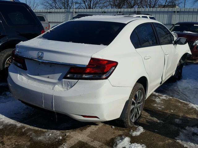 19XFB2F82DE067144 - 2013 HONDA CIVIC EX თეთრი ფოტო 4