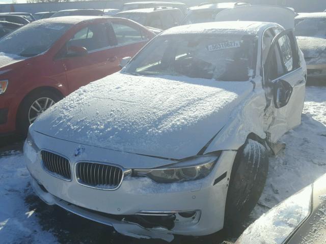 WBA3B9C58DJ437499 - 2013 BMW 335 XI WHITE photo 2