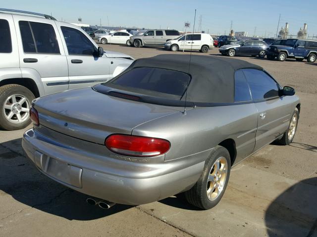 3C3EL55HXXT553118 - 1999 CHRYSLER SEBRING JX SILVER photo 4