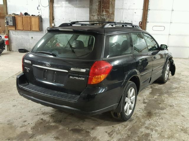 4S4BP62C077334945 - 2007 SUBARU LEGACY OUT BLACK photo 4