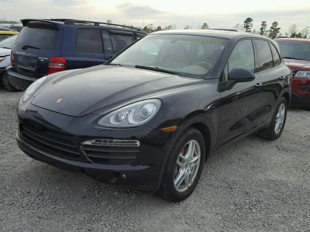 WP1AB2A27CLA41673 - 2012 PORSCHE CAYENNE S BLACK photo 2