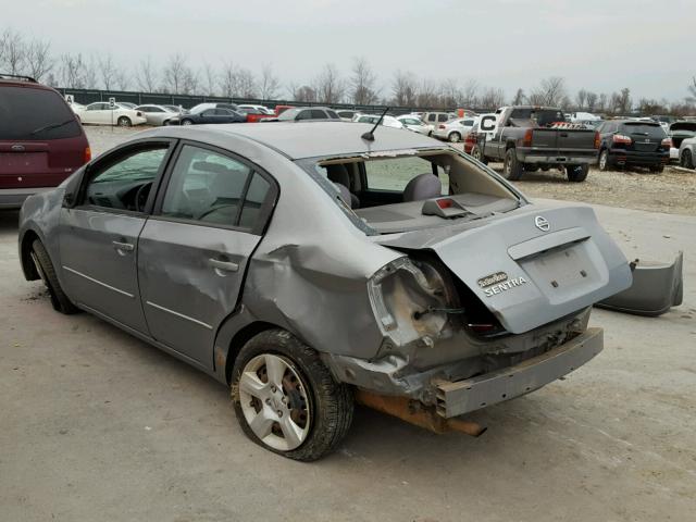 3N1AB61EX8L683838 - 2008 NISSAN SENTRA 2.0 SILVER photo 3