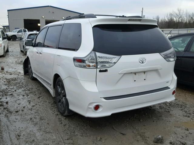 5TDXK3DC9FS679416 - 2015 TOYOTA SIENNA SPO WHITE photo 3