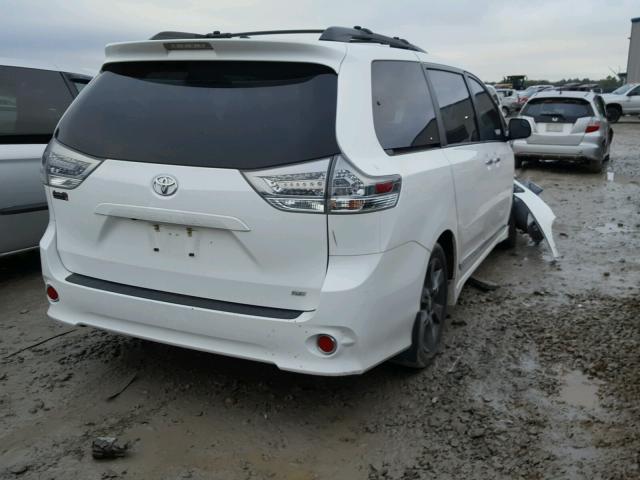 5TDXK3DC9FS679416 - 2015 TOYOTA SIENNA SPO WHITE photo 4