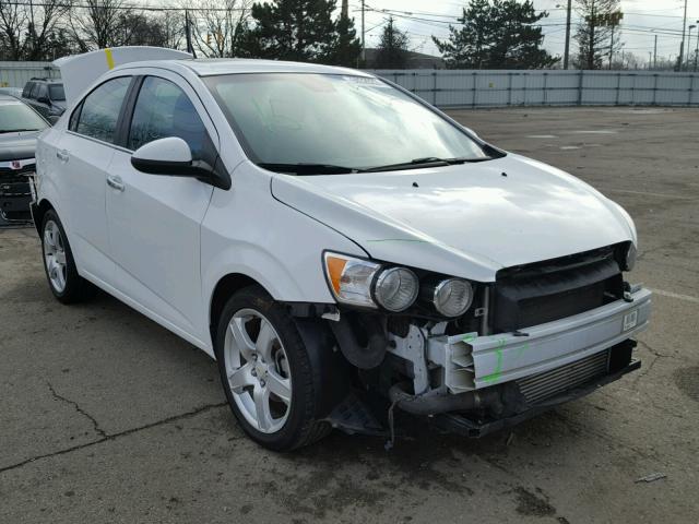 1G1JE5SB5C4174119 - 2012 CHEVROLET SONIC LTZ WHITE photo 1