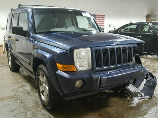 1J8HH48N36C128333 - 2006 JEEP COMMANDER BLUE photo 1