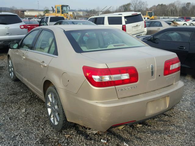 3LNHM26176R618908 - 2006 LINCOLN ZEPHYR GOLD photo 3