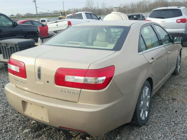 3LNHM26176R618908 - 2006 LINCOLN ZEPHYR GOLD photo 4