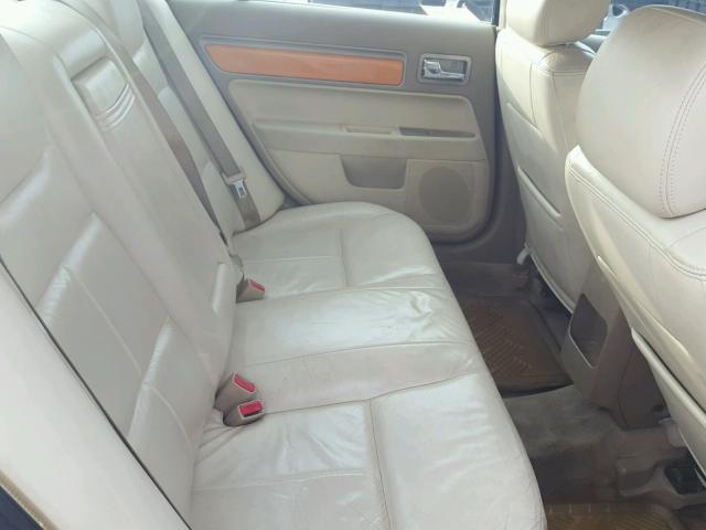 3LNHM26176R618908 - 2006 LINCOLN ZEPHYR GOLD photo 6