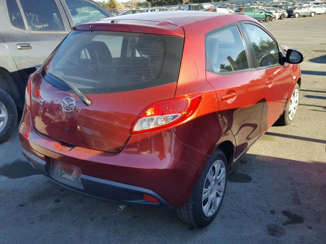 JM1DE1KZ4E0179297 - 2014 MAZDA MAZDA2 SPO 红色 照片 4