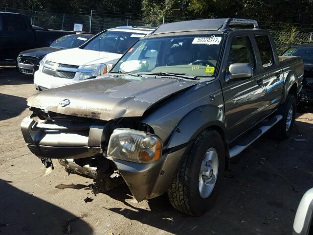 1N6ED27Y21C320418 - 2001 NISSAN FRONTIER C GOLD photo 2