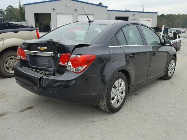 1G1PC5SHXC7394665 - 2012 CHEVROLET CRUZE LS BLACK photo 4