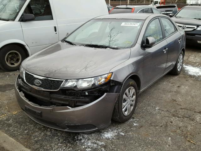 KNAFU4A22C5572827 - 2012 KIA FORTE EX GRAY photo 2