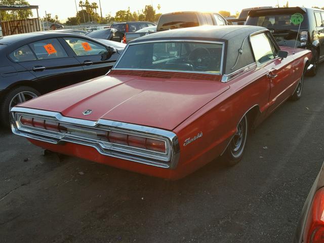 0000006Y87Q121749 - 1966 FORD THUNDERBIR RED photo 4