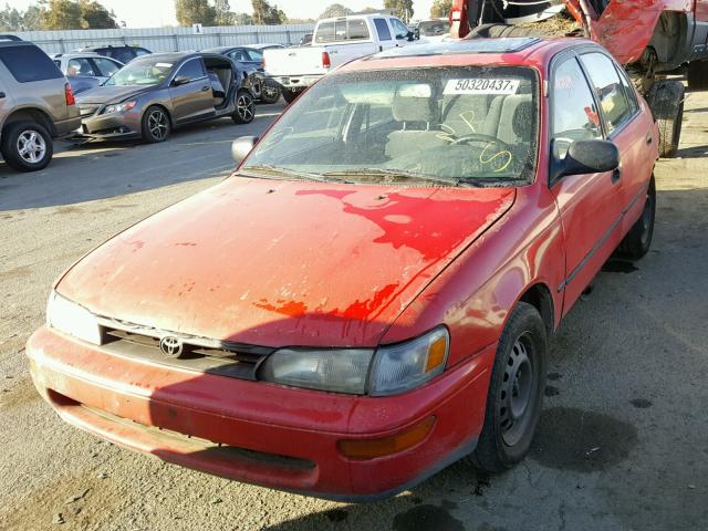 2T1AE09B6RC056585 - 1994 TOYOTA COROLLA LE RED photo 2