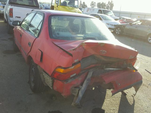 2T1AE09B6RC056585 - 1994 TOYOTA COROLLA LE RED photo 3