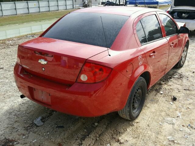 1G1AL58F987238474 - 2008 CHEVROLET COBALT LT RED photo 4