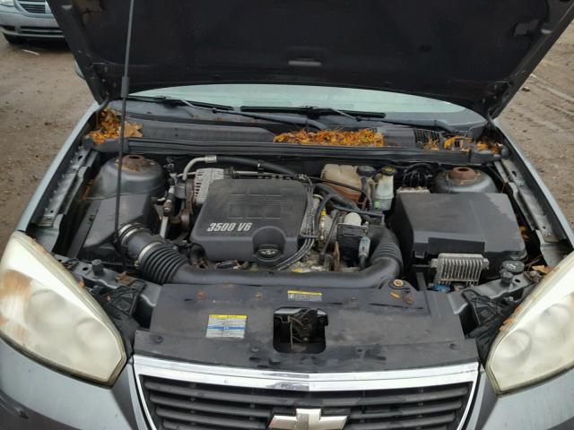 1G1ZT61826F121407 - 2006 CHEVROLET MALIBU MAX ნაცრისფერი ფოტო 7