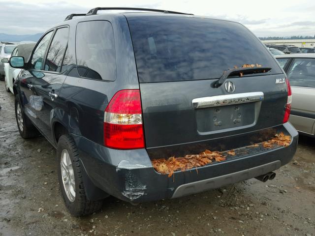 2HNYD18743H515267 - 2003 ACURA MDX TOURIN GRAY photo 3