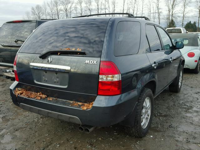 2HNYD18743H515267 - 2003 ACURA MDX TOURIN GRAY photo 4