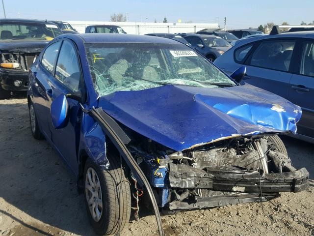 KMHCT4AE3DU542922 - 2013 HYUNDAI ACCENT GLS BLUE photo 1