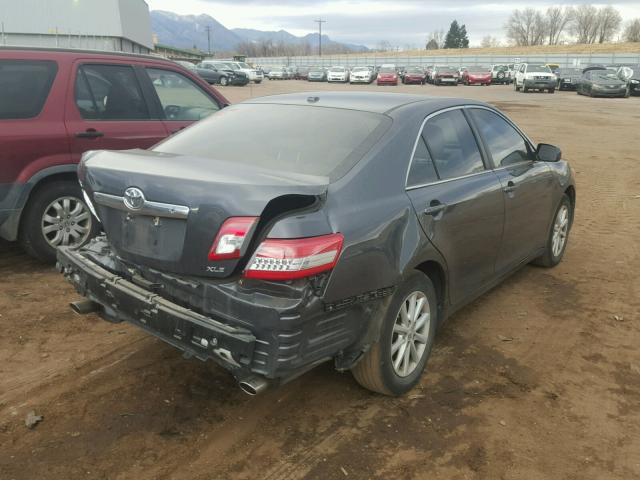 4T1BK3EK6AU597952 - 2010 TOYOTA CAMRY SE GRAY photo 4