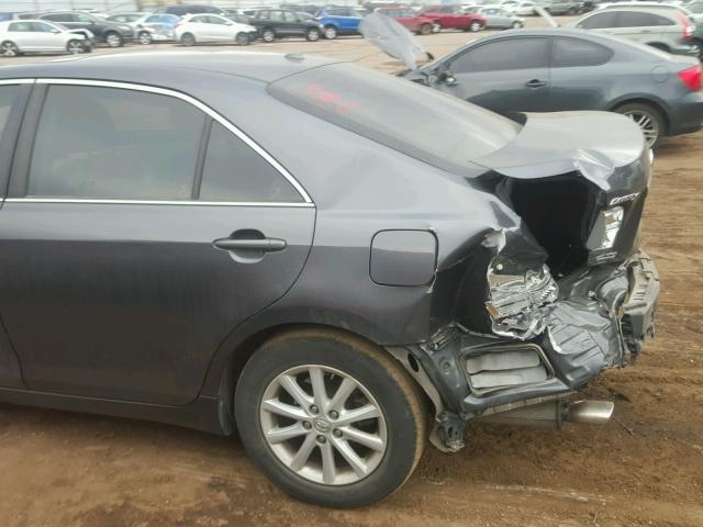 4T1BK3EK6AU597952 - 2010 TOYOTA CAMRY SE GRAY photo 9