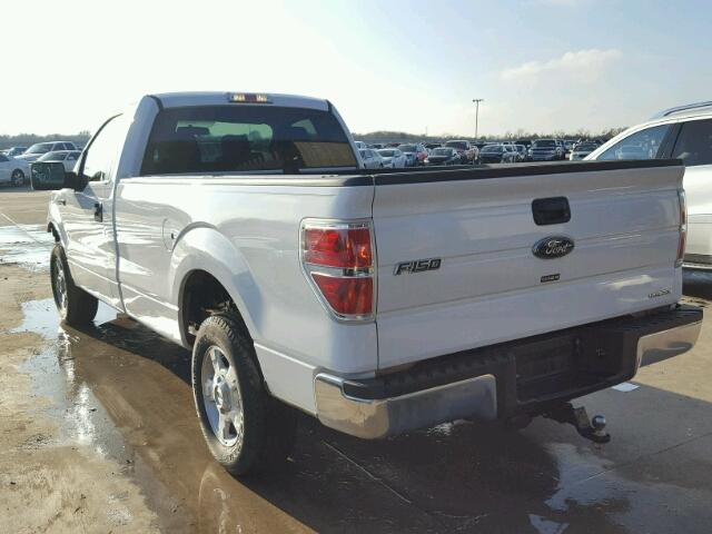 1FTMF1CM0EKE89743 - 2014 FORD F150 WHITE photo 3