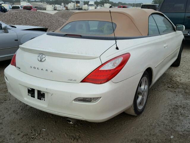 4T1FA38P58U146002 - 2008 TOYOTA CAMRY SOLA WHITE photo 4