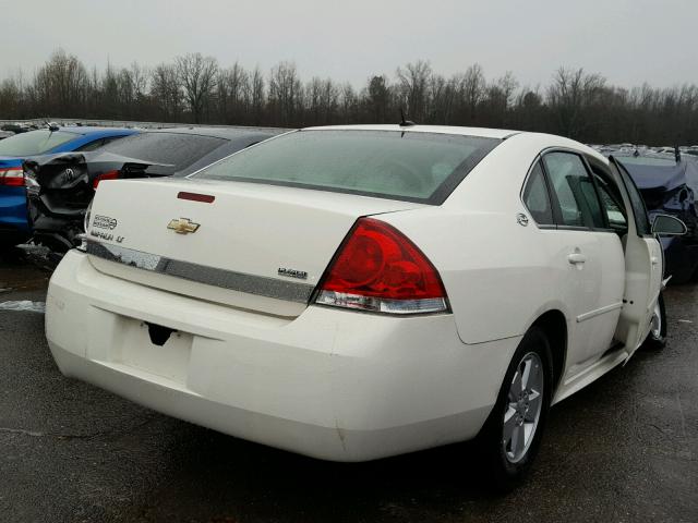 2G1WT57K491136342 - 2009 CHEVROLET IMPALA 1LT WHITE photo 4