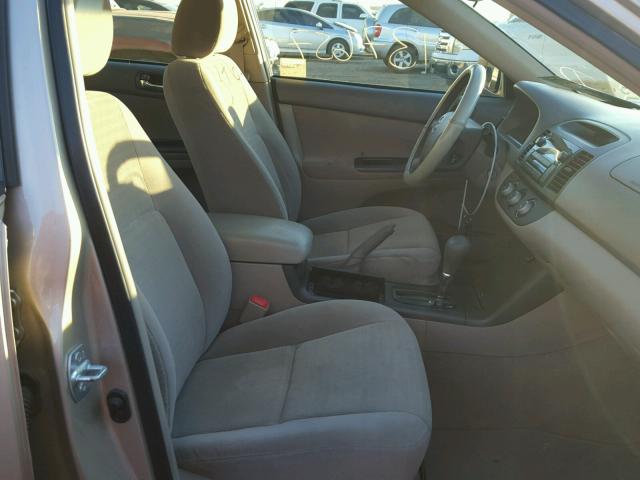 4T1BE32K26U160369 - 2006 TOYOTA CAMRY LE ოქროსფერი ფოტო 5