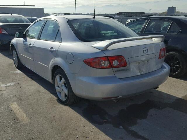 1YVFP80C445N44714 - 2004 MAZDA 6 I SILVER photo 3