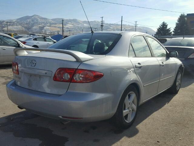 1YVFP80C445N44714 - 2004 MAZDA 6 I SILVER photo 4