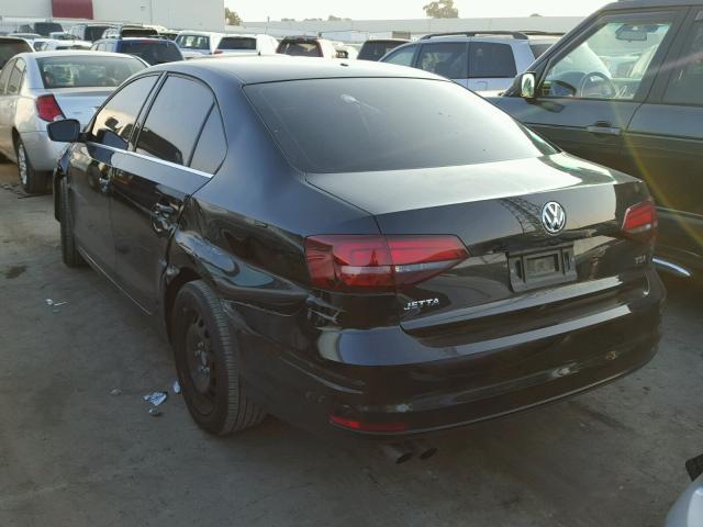 3VW167AJ4HM282703 - 2017 VOLKSWAGEN JETTA S 黑色 照片 3