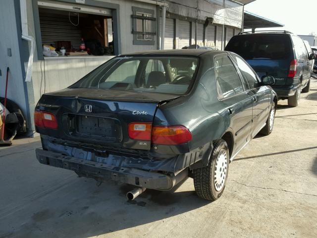 JHMEH9696SS022695 - 1995 HONDA CIVIC EX GREEN photo 4